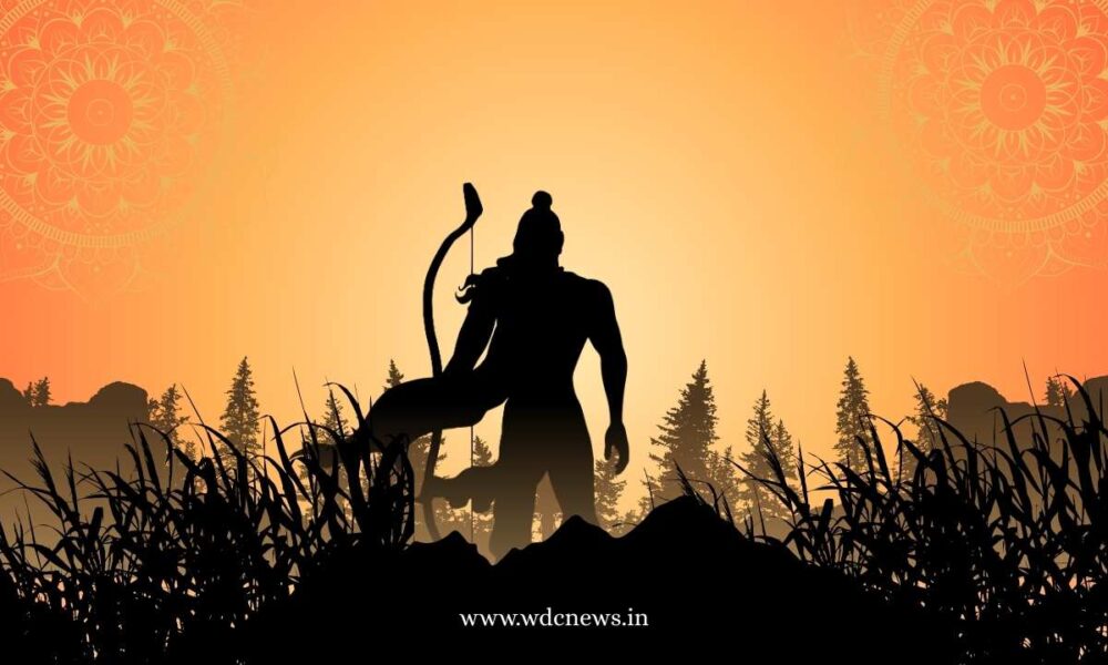 Lord Rama idol during Ram Navami 2025 celebrations
